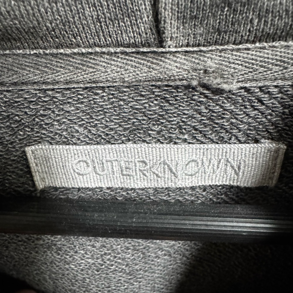 Outerknown Washed sur snap Hooded Sweatshirt - Picture 2 of 3